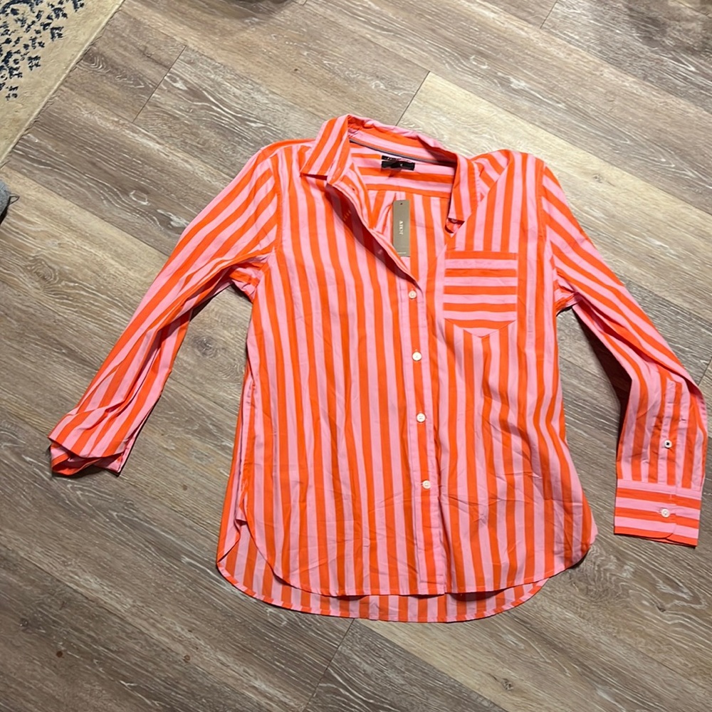 J crew classic button down shirt striped